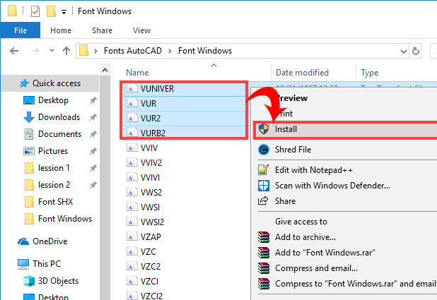 Cài đặt font TTF trên AutoCADCài đặt font TTF trên AutoCAD khá đơn giản